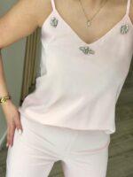 TOP ROSA COM APLICAÇÕES RINASCIMENTO - Image 5