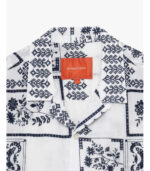 CAMISA BRANCA COM BORDADO INGLÊS AZUL GIANNI LUPO - Image 7