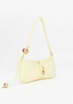 MALA BRANCA TEXTURA COM DETALHES DOURADOS LANÇA PERFUME - Image 3