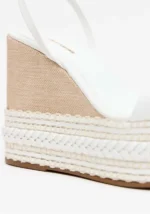 SANDÁLIA PLATAFORMA EM RÁFIA OFF WHITE LANÇA PERFUME - Image 3