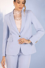 BLAZER AZUL CLARO CLÁSSICO COM BOTÕES DOURADOS FERRACHE - Image 3