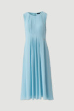 VESTIDO MIDI AZUL COM PREGAS FERRACHE - Image 6