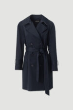 GABARDINE MIDI AZUL MARINHO COM CINTO FERRACHE - Image 8