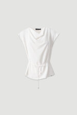 TOP BRANCO COM DECOTE DRAPEADO FERRACHE - Image 2