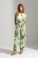 BLUSA VERDE ESTAMPADA COM MANGA FLUIDA FERRACHE - Image 4