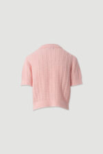 POLO DE MALHA ROSA TEXTURADO FERRACHE - Image 2