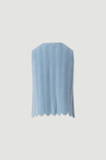 COLETE DE MALHA TEXTURADA AZUL FERRACHE - Image 2