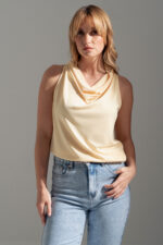 BLUSA AMARELA DRAPEADA FERRACHE - Image 2