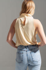 BLUSA AMARELA DRAPEADA FERRACHE - Image 3