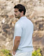 CAMISEIRO TRICOT COM TRANÇAS AZUL CLARO  ZOLF - Image 2