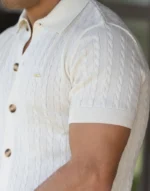 CAMISEIRO TRICOT COM TRANÇAS CRU ZOLF - Image 2