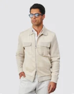 CASACO COMBINADO ECO PELE BEGE ZOLF - Image 4