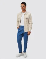 CASACO COMBINADO ECO PELE BEGE ZOLF - Image 2