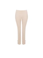 CALÇA DE ALFAIATARIA BEGE COM BOTÕES NO PUNHO RINASCIMENTO - Image 7