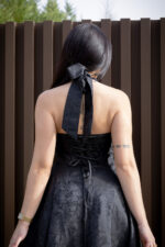 VESTIDO PRETO CORTE PRINCESA PONTO CHIC - Image 7