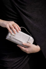 MALA ROSÉ GOLD METALIZADA COM DETALHES DOURADOS PONTO CHIC