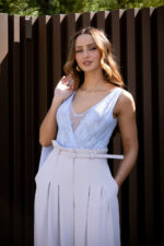 BODY AZUL CLARO EM RENDA FLORAL IMPERIAL