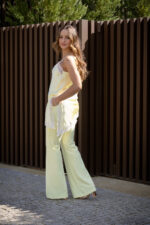 TOP ACETINADO AMARELO COM RENDA IMPERIAL - Image 4