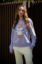 SWEAT CINZA COM URSO DIXIE - Image 3