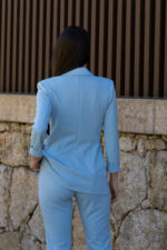 BLAZER AZUL CIANO COM BOTÕES FORRADOS IMPERIAL - Image 4