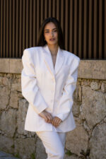 BLAZER CRU COM BOTÕES FORRADOS E CINTO COM FIVELA IMPERIAL