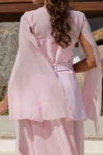 VESTIDO COMPRIDO ROSA COM PARTE SUPERIOR ESTRUTURADA PONTO CHIC - Image 7