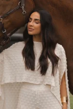 BLUSA CRU FLUIDA COM TEXTURA SAHOCO - Image 3