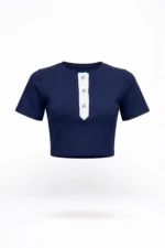 TOP AZUL COM BOTÕES SAHOCO - Image 3