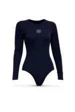 BODY AZUL CANELADO COM LOGÓTIPO SAHOCO - Image 2