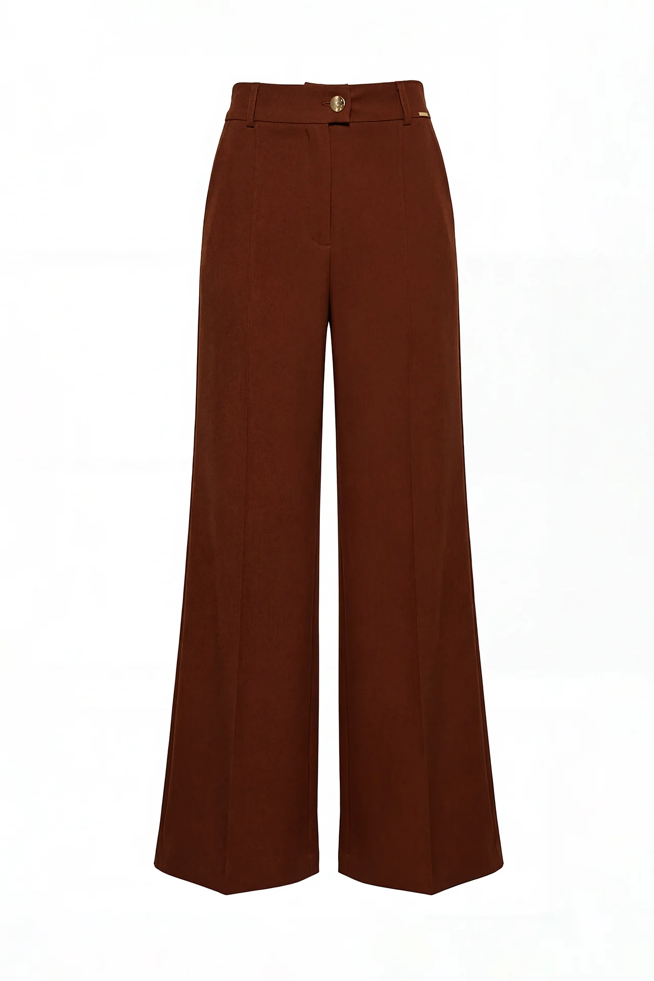 SAHOCO-SS26-3_381623e0-3b33-405a-a5a5-5e68e44e8f5b CALÇA CASTANHA WIDE LEG COM NERVURA FRONTAL SAHOCO - Image 1
