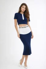 TOP AZUL COM BOTÕES SAHOCO - Image 2