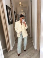 BLAZER BEGE COM RENDA NAS MANGAS PONTO CHIC - Image 3