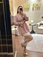 SAIA BRANCA COM RENDA PONTO CHIC - Image 4