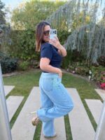 CALÇA DE GANGA AZUL WIDE LEG PONTO CHIC - Image 3