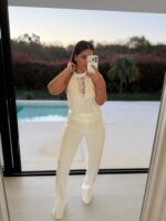 CALÇA DE ALFAIATARIA BRANCA COM CORTE FLARE RINASCIMENTO - Image 2