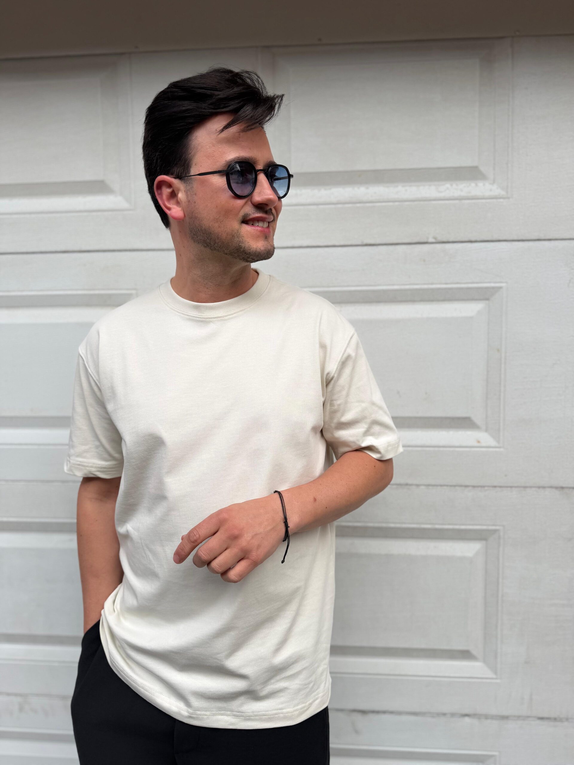 WhatsApp Image 2026-03-19 at 16.24.09 (3) T-SHIRT BÁSICA BEGE GIANNI LUPO - Image 1