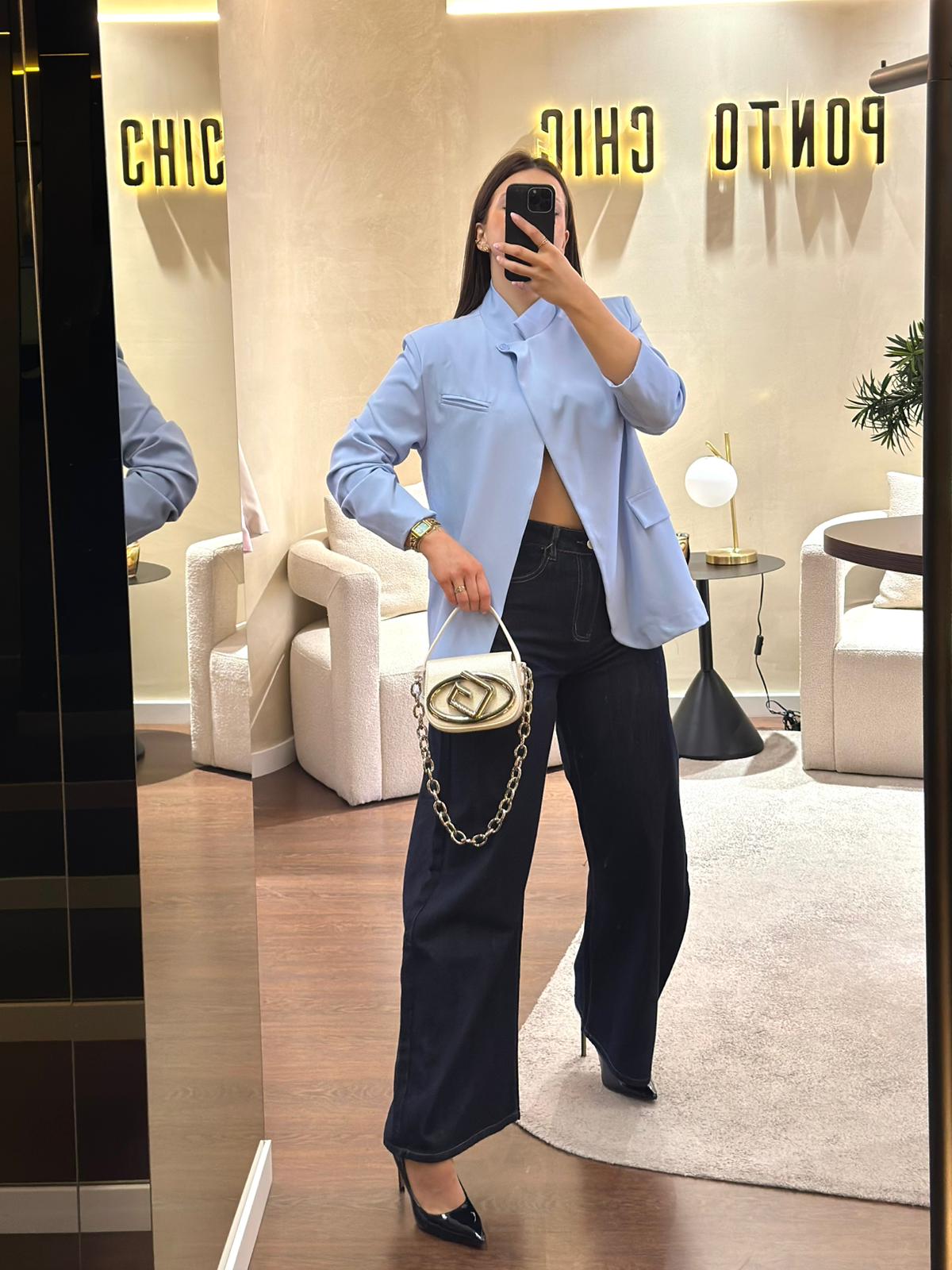WhatsApp Image 2026-03-20 at 12.21.04 (2) BLAZER AZUL CLARO DE CORTE ELEGANTE PONTO CHIC - Image 1