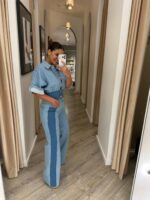 CALÇA DE GANGA CLARA COM DETALHE LATERAL EM CONTRASTE MISS YOU - Image 2