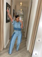 CALÇA DE GANGA CLARA COM DETALHE LATERAL EM CONTRASTE MISS YOU - Image 3