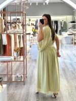 CONJUNTO TOP E SAIA VERDE OLIVIA FLUÍDO PONTO CHIC - Image 3