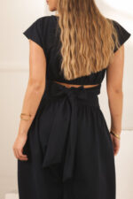 TOP AZUL MARINHO COM DETALHE EM TACHAS E AMARRAÇÃO NAS COSTAS MISS YOU - Image 3