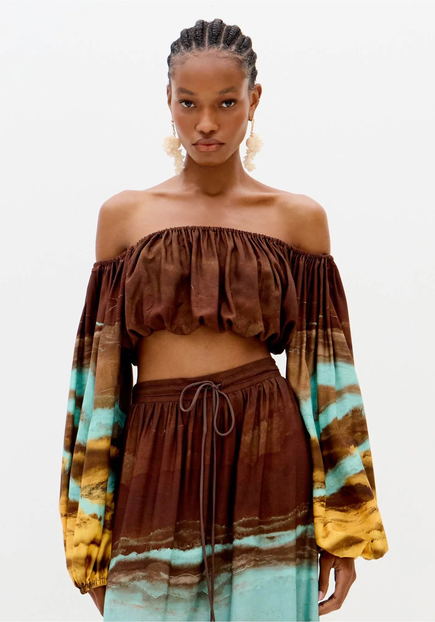 transferir (16) TOP CAICAI ESTAMPADA MARBLE LANÇA PERFUME - Image 1