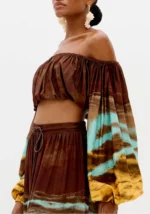 TOP CAICAI ESTAMPADA MARBLE LANÇA PERFUME - Image 4