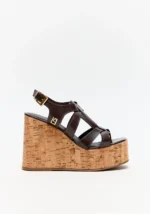 SANDÁLIA CASTANHA COM SOLA EM CORTIÇA LANÇA PERFUME - Image 2