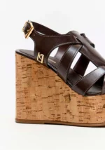 SANDÁLIA CASTANHA COM SOLA EM CORTIÇA LANÇA PERFUME - Image 4