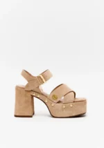 SANDÁLIA BEGE EM COURO LANÇA PERFUME - Image 2