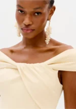 VESTIDO MIDI BEGE OMBRO A OMBRO LANÇA PERFUME - Image 2