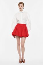 SAIA VERMELHA ESTRUTURADA COM PREGAS IMPERIAL
