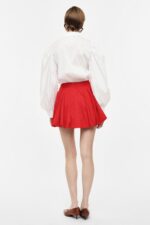 SAIA VERMELHA ESTRUTURADA COM PREGAS IMPERIAL - Image 3