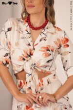 CAMISA CROPPED ESTAMPADO FLORAL MISS YOU - Image 2